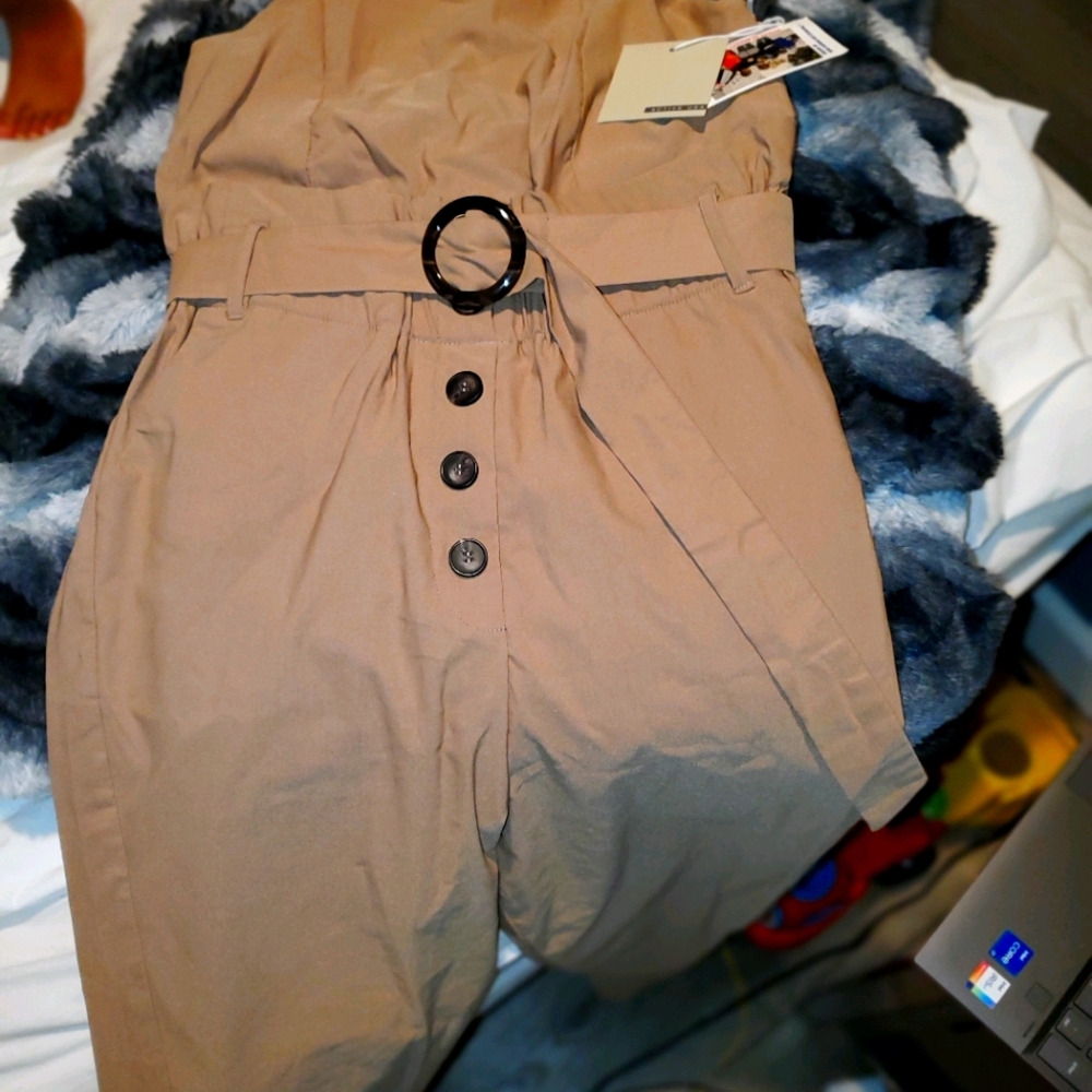 Khaki Jumpsuit